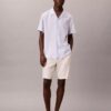 Cargo-Shorts aus Leinenmischung