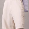 Cargo-Shorts aus Leinenmischung