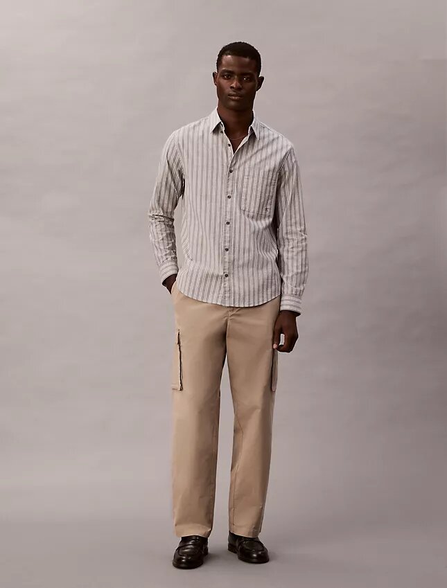 Cargohose aus Cotton Stretch mit gerader Passform Cargohose aus Cotton Stretch mit gerader Passform