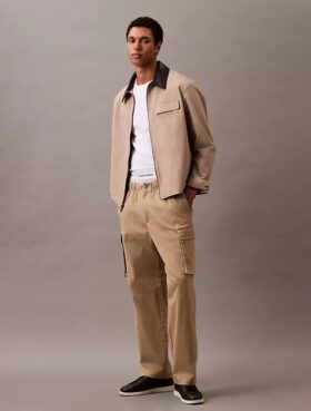 Cargohose aus Cotton Stretch mit gerader Passform