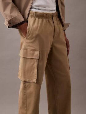 Cargohose aus Cotton Stretch mit gerader Passform