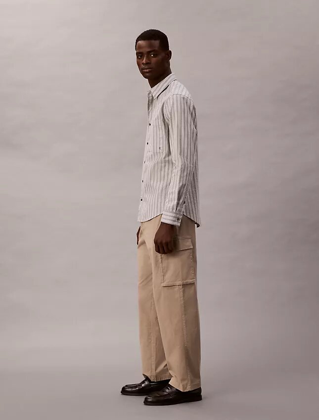 Cargohose aus Cotton Stretch mit gerader Passform Cargohose aus Cotton Stretch mit gerader Passform