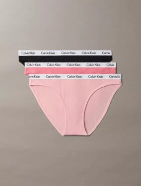 Carousel Cotton Stretch Ripp Bikini, 3er-Pack