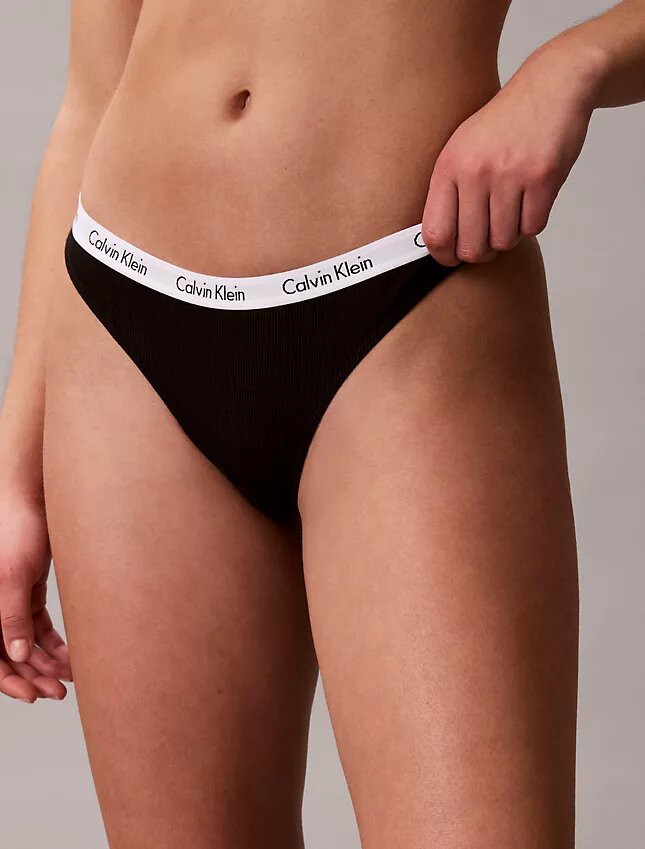 Carousel Cotton Stretch Ripp Thong im 3er-Pack Carousel Cotton Stretch Ripp Thong im 3er-Pack