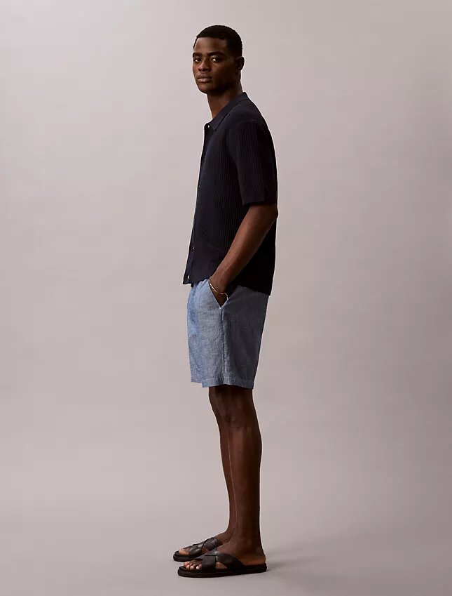 Chambray-Shorts zum Hineinschlüpfen Chambray-Shorts zum Hineinschlüpfen