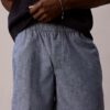 Chambray-Shorts zum Hineinschlüpfen Chambray-Shorts zum Hineinschlüpfen