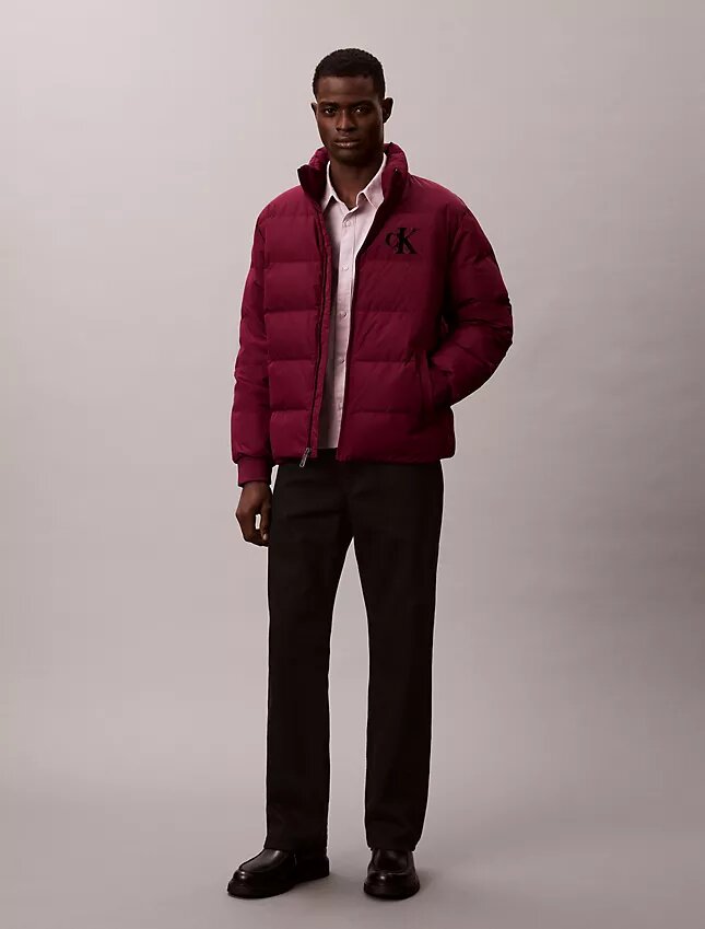 Chenille-Monogram-Daunenjacke Chenille-Monogram-Daunenjacke