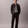Chino-Hose aus Cotton Stretch 90S Straight mit geradem Bein