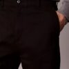 Chino-Hose aus Cotton Stretch 90S Straight mit geradem Bein
