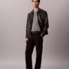 Chino-Hose aus Cotton Stretch 90S Straight mit geradem Bein