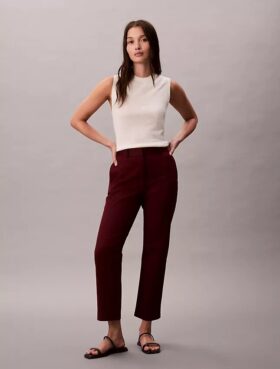 Chino-Hose aus Cotton Stretch mit geradem Schnitt
