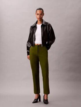 Chino-Hose aus Cotton Stretch mit geradem Schnitt