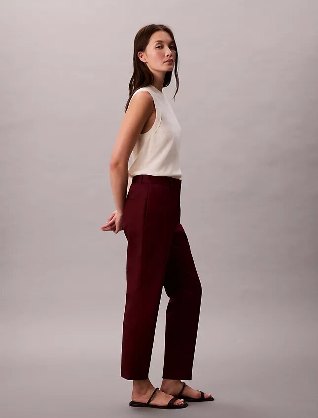 Chino-Hose aus Cotton Stretch mit geradem Schnitt Chino-Hose aus Cotton Stretch mit geradem Schnitt