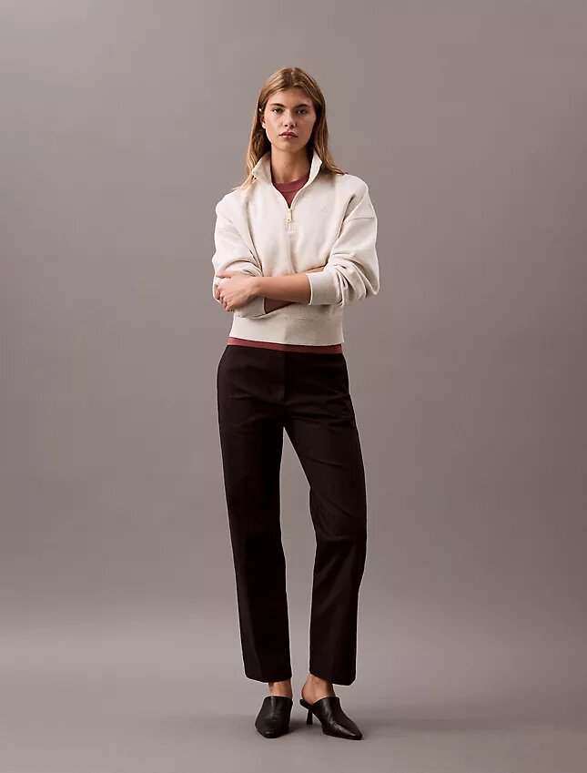 Chino-Hose aus Cotton Stretch mit gerader Passform Chino-Hose aus Cotton Stretch mit gerader Passform