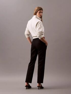 Chino-Hose aus Cotton Stretch mit gerader Passform