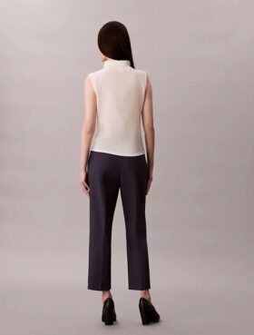 Chino-Hose aus Cotton Stretch mit gerader Passform
