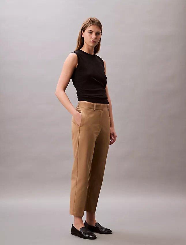 Chino-Hose aus Cotton Stretch mit gerader Passform Chino-Hose aus Cotton Stretch mit gerader Passform