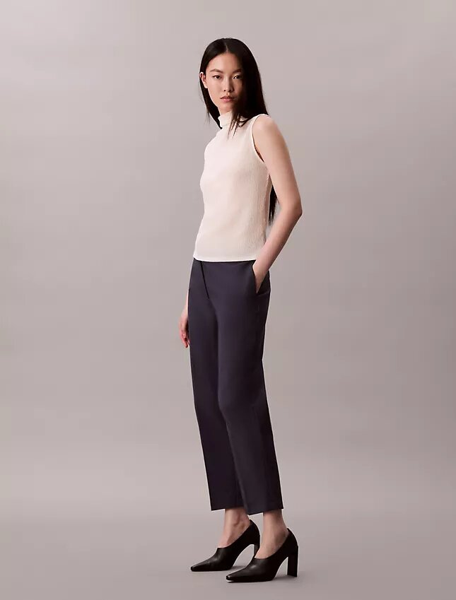 Chino-Hose aus Cotton Stretch mit gerader Passform Chino-Hose aus Cotton Stretch mit gerader Passform
