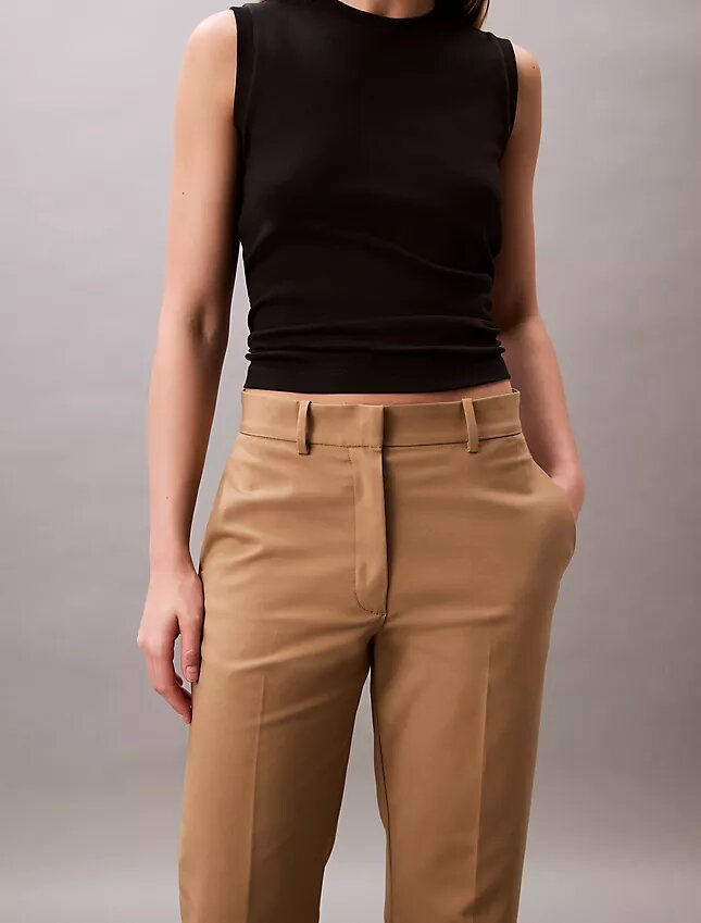 Chino-Hose aus Cotton Stretch mit gerader Passform Chino-Hose aus Cotton Stretch mit gerader Passform