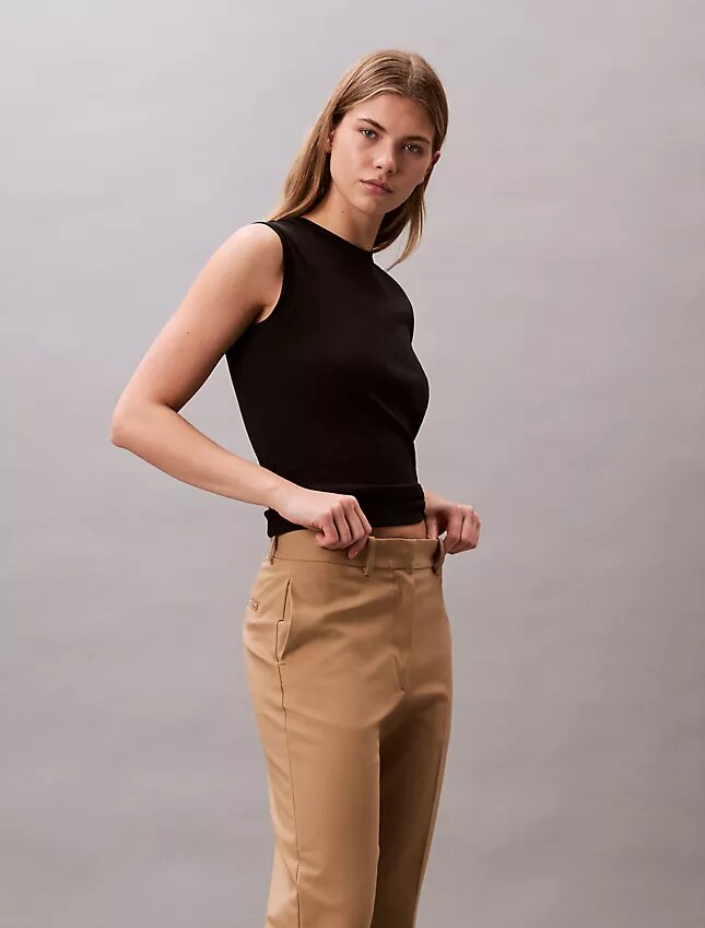 Chino-Hose aus Cotton Stretch mit gerader Passform Chino-Hose aus Cotton Stretch mit gerader Passform