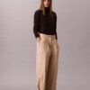 Chino-Hose mit verstellbarem weitem Bein Chino-Hose mit verstellbarem weitem Bein