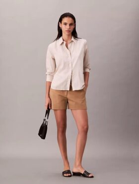 Chino-Shorts aus Cotton Stretch
