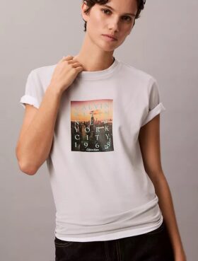 City Sunset Logo Grafik Classic T-Shirt
