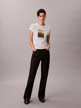 City Sunset Logo Grafik Classic T-Shirt