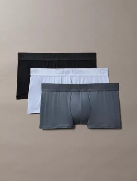 CK Black 3er-Pack Low Rise Trunks
