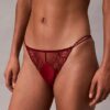 CK Black Bikini mit Blumen-Spitze
