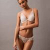 CK Black Bikini mit floraler Spitze