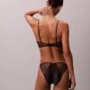 CK Black Bikini mit floraler Spitze