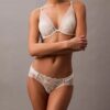 CK Black Bikini mit floraler Spitze