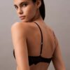Ck Black Floral Lace Plunge-BH Ck Black Floral Lace Plunge-BH