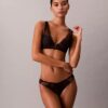 CK Black Geo Lace Leicht gefütterter Plunge-BH CK Black Geo Lace Leicht gefütterter Plunge-BH