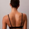 CK Black Geo Lace Leicht gefütterter Plunge-BH CK Black Geo Lace Leicht gefütterter Plunge-BH