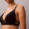 CK Black Geo Lace Leicht gefütterter Triangel-BH