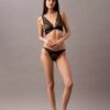 CK Black Geo Lace Unlined Triangle Bra CK Black Geo Lace Unlined Triangle Bra