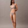 CK Black Geo Lace Unlined Triangle Bra CK Black Geo Lace Unlined Triangle Bra