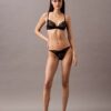 CK Black Plunge-BH aus Geo-Spitze, Unlined CK Black Plunge-BH aus Geo-Spitze, Unlined