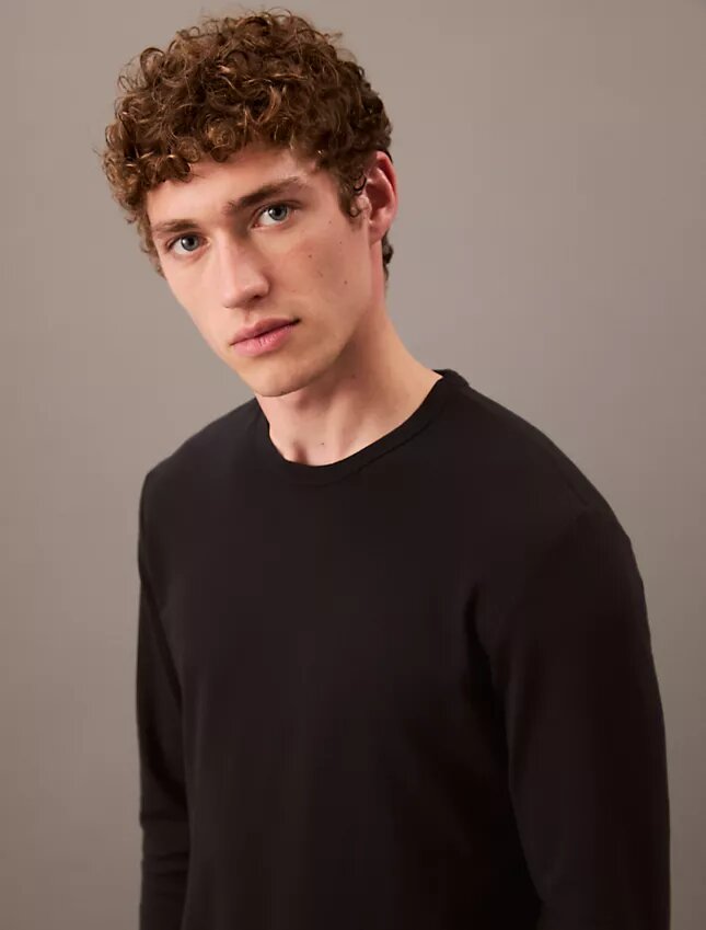 CK Black Sleep Slim T-Shirt mit Rundhalsausschnitt CK Black Sleep Slim T-Shirt mit Rundhalsausschnitt