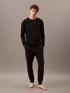 CK Black Sleep Slim T-Shirt mit Rundhalsausschnitt