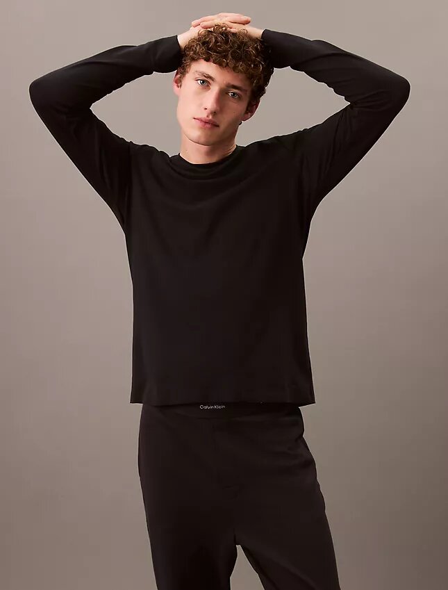CK Black Sleep Slim T-Shirt mit Rundhalsausschnitt CK Black Sleep Slim T-Shirt mit Rundhalsausschnitt