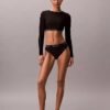 CK Icon Einfarbiger Bikini