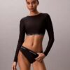 CK Icon Einfarbiger Bikini