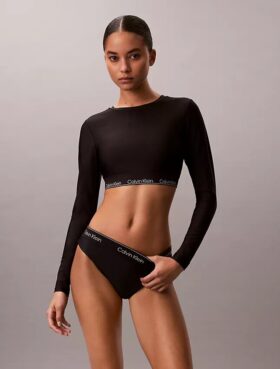 CK Icon Einfarbiger Bikini