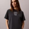 CK Ny T-Shirt mit Fotodruck und geradem Schnitt