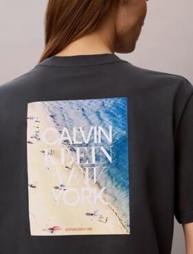 CK Ny T-Shirt mit Fotodruck und geradem Schnitt