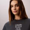 CK Ny T-Shirt mit Fotodruck und geradem Schnitt
