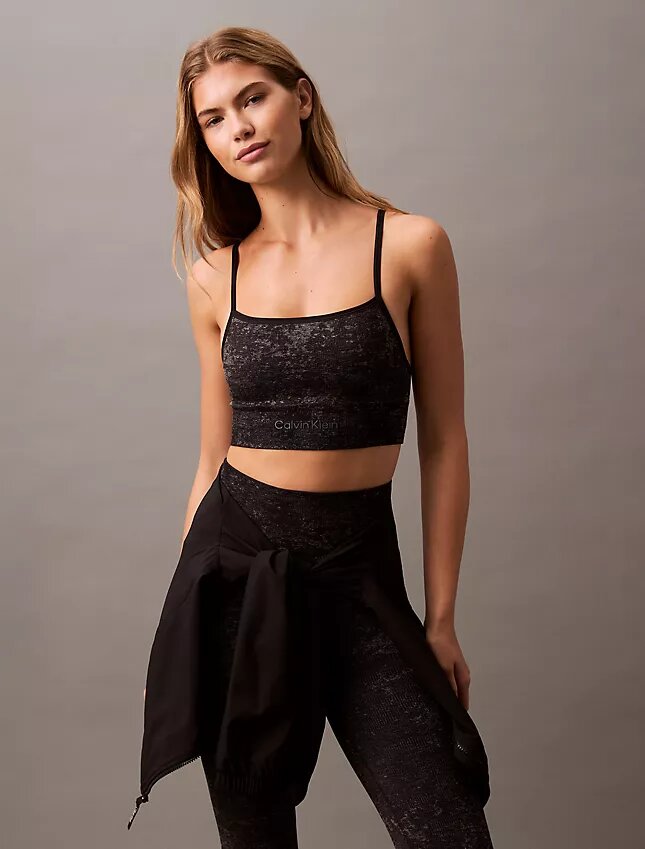 Ck Sport nahtloser Sport-BH mit Print Ck Sport nahtloser Sport-BH mit Print